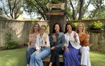 Team with Directional Signage